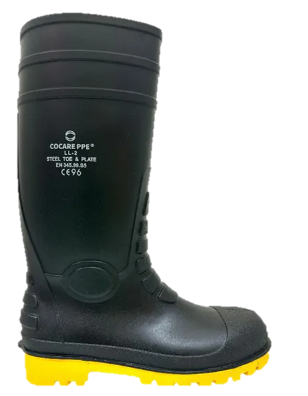Cocare PPE 工業長筒安全鞋 鋼鞋頭 鋼鞋底(EN-20345 S5標準)