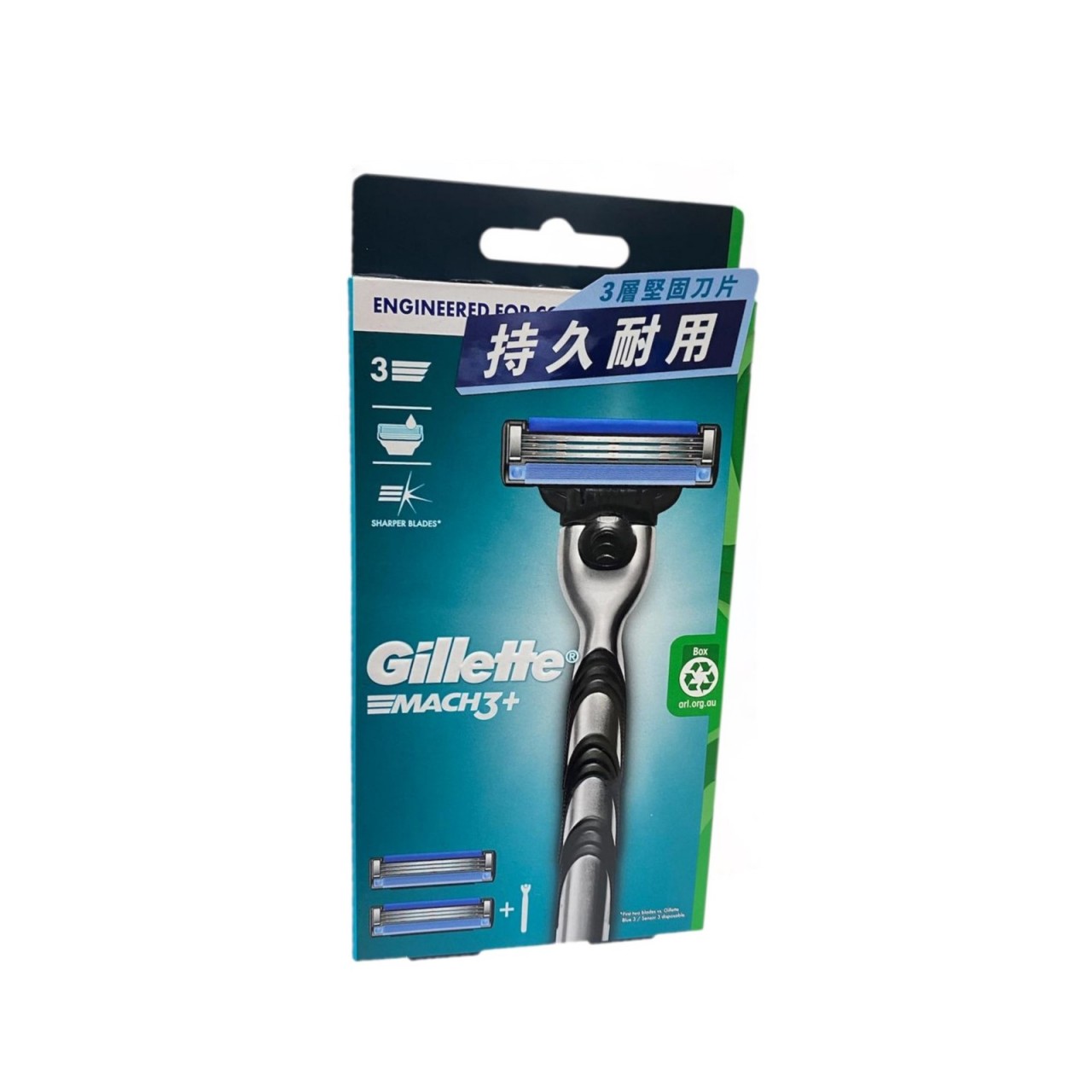 吉列 Gillette Mach 3 剃鬚刀 (1刀架+1刀片) 平行進口