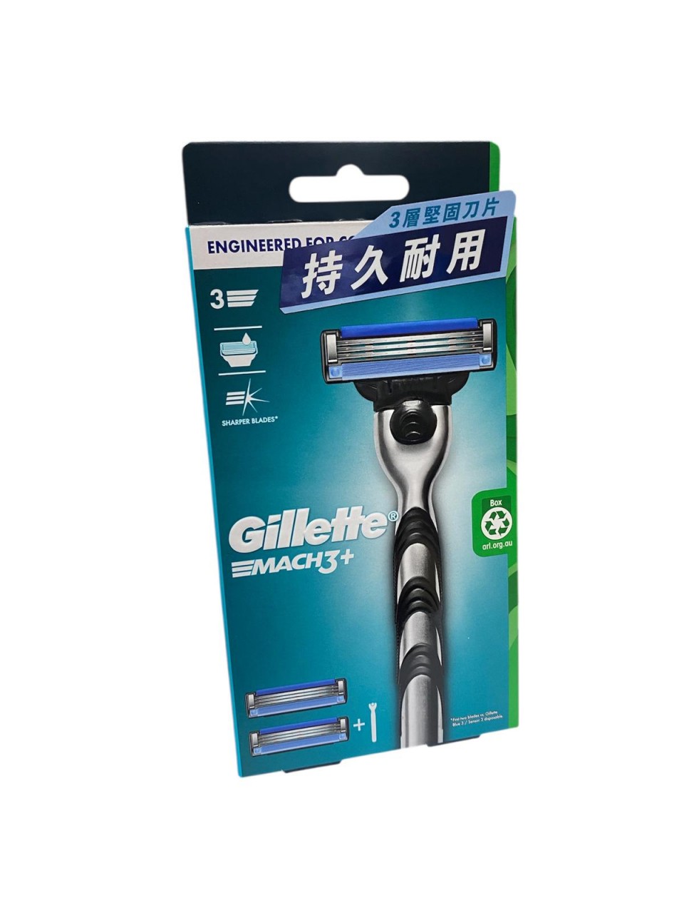 吉列 Gillette Mach 3 剃鬚刀 (1刀架+1刀片) 平行進口