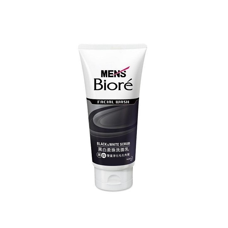 BIORE 碧柔男士黑白磨砂洗面膏100g (黑)