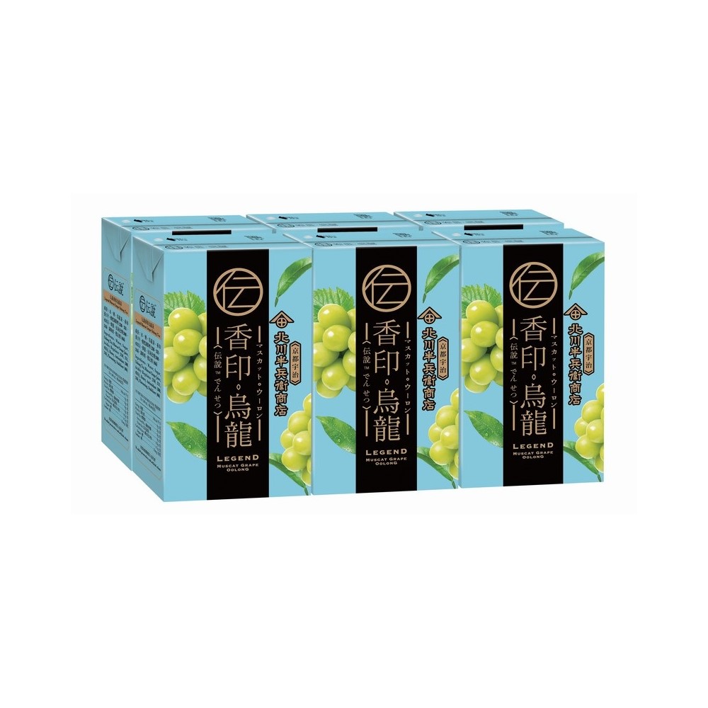 北川半兵衛商店 傳說 香印烏龍茶 250ml x 6包