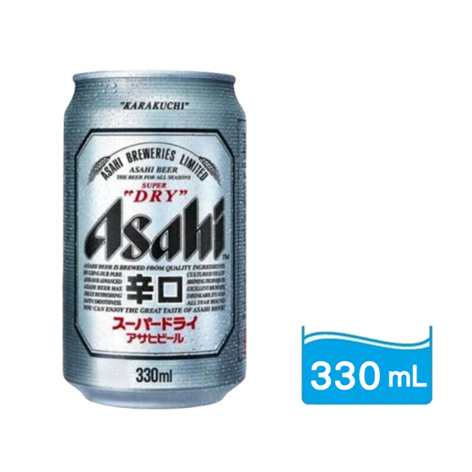 ASAHI 朝日罐裝啤酒 330ml