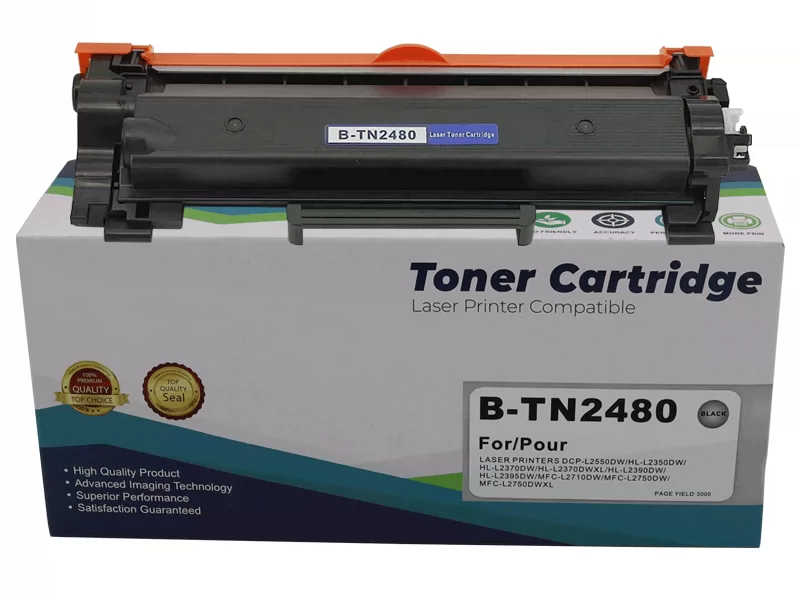 Brother (replacement) TN-2480 laser printer toner