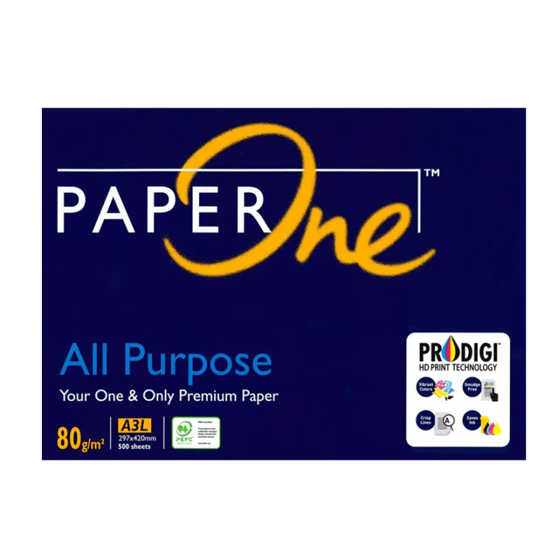 PaperOne 特白鐳射影印紙 A3 80gsm