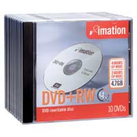 Imation DVD+RW Disk 4.7GB (8x) / Plastic Tube