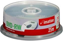 Imation DVD-RW 可復写光盘圆筒胶盒装