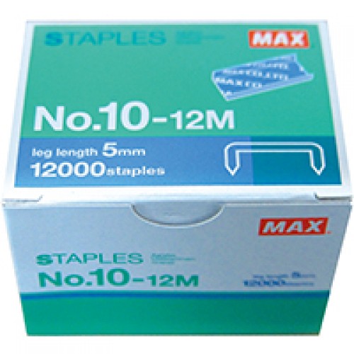 MAX NO.10-12M Staples