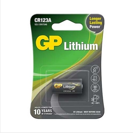 GP 超霸 CR-123A  相機鋰電池1粒咭裝