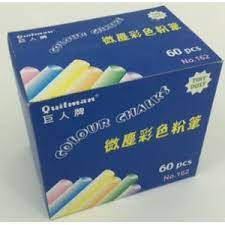 彩色粉筆60枝/盒