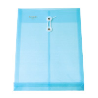 A4 胶公文袋 / 蓝