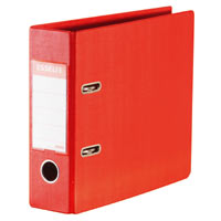 Esselte 3in x 9in x 11in Pvc File - Red