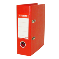 Esselte 3寸 x 8寸 x 9寸 全包膠硬皮快勞 / 紅色