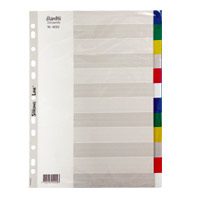 Bantex A4 <12-Tab> 6022 十二色分級膠索引