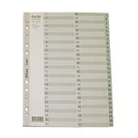 Bantex A4 <1-54> 6215 灰色數字膠索引