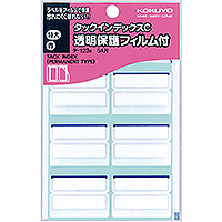 Kokuyo TA-123B 索引標籤貼紙 60's/ 藍色