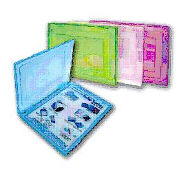 Comix Plastic File Box / A4 - Clear