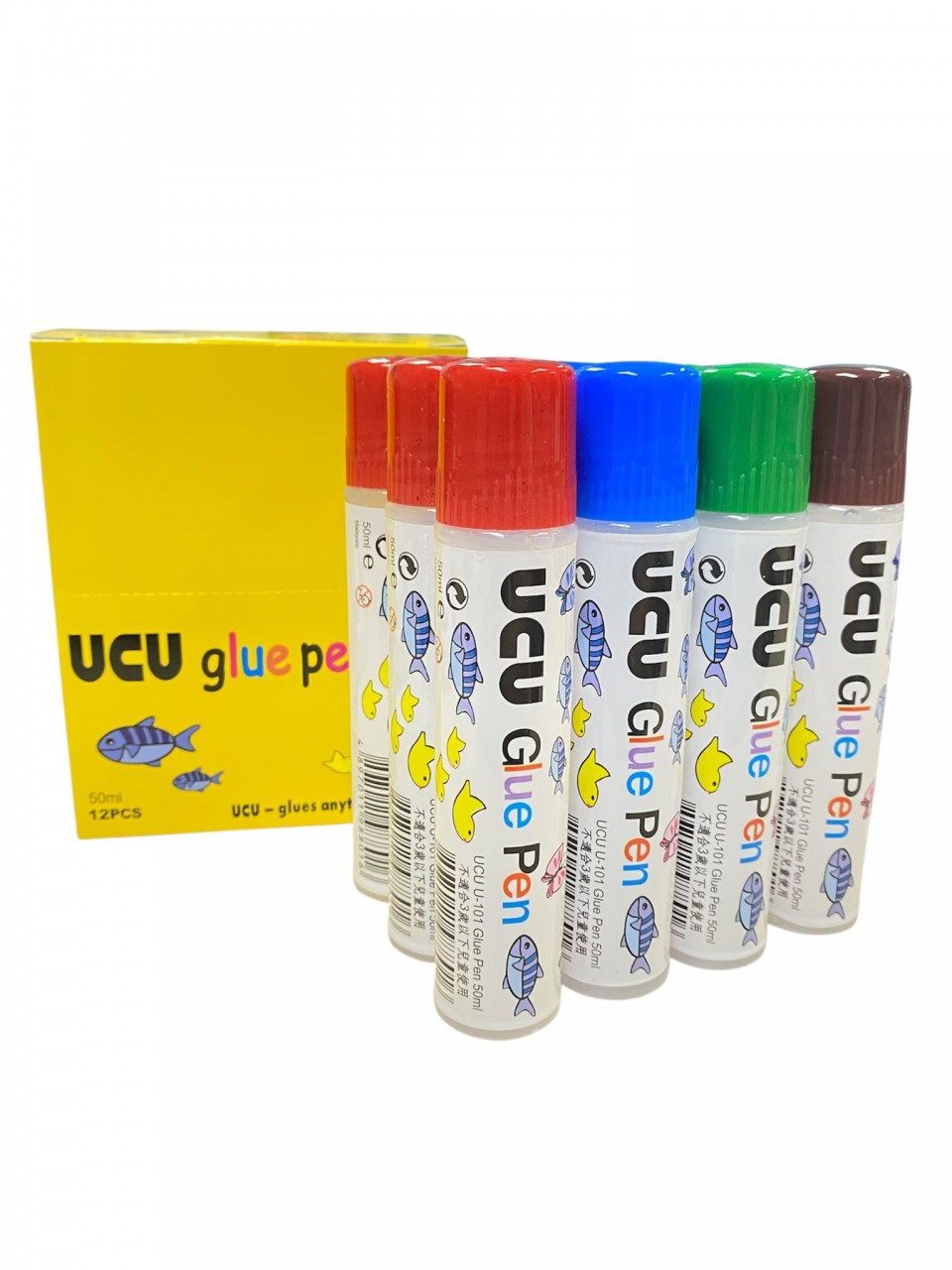 UCU海綿頭膠水筆/ 50ml (顏色隨機)