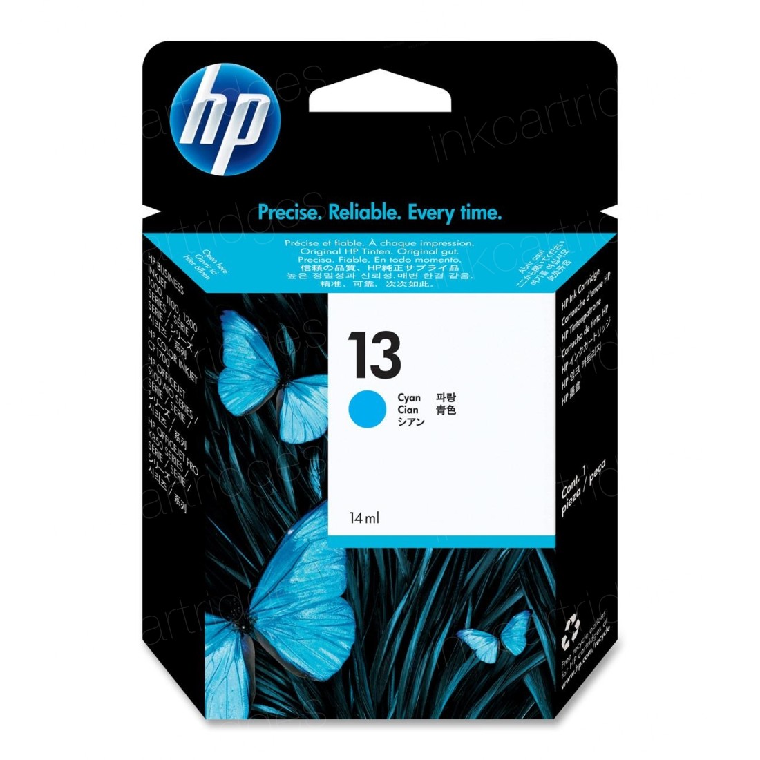 HP 打印机噴墨盒 HP C4815A-Cyan (No.13)