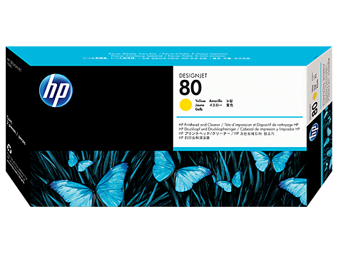 HP 打印機噴墨盒 HP C4823A-Yellow (No. 80)