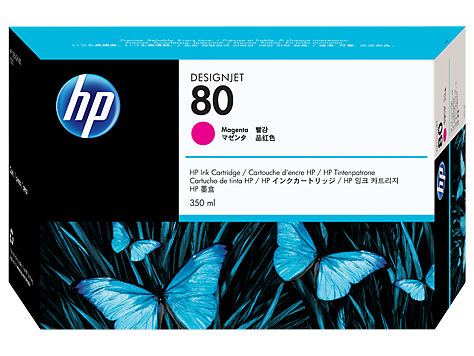 HP 打印機噴墨盒 HP C4847A-Maganta (No.80)