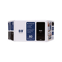 HP 打印機噴墨盒 HP C4890A-Black Value Pack (No. 80