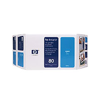 HP 打印机噴墨盒 HP C4891A-Cyan Value Pack (No. 80)