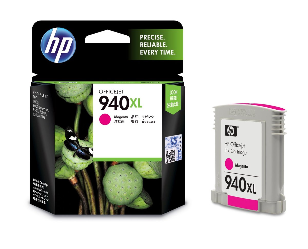 HP Inkjet Cartridge C4908AA-Magenta (No.940XL)