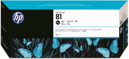 HP 打印机噴墨盒 HP C4930A-Black Dye (No.81)