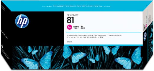 HP 打印机噴墨盒 HP C4932A-Magenta Dye (No.81)