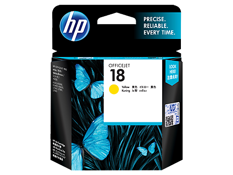 HP 打印機噴墨盒 HP C4939A-Yellow (No.18)
