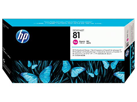 HP 打印机噴墨盒 HP C4952A-Magenta Dye (No.81)