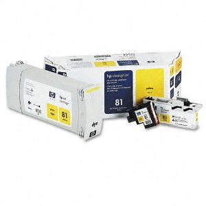 HP 打印機噴墨盒 HP C4993A-Yellow (No.81)