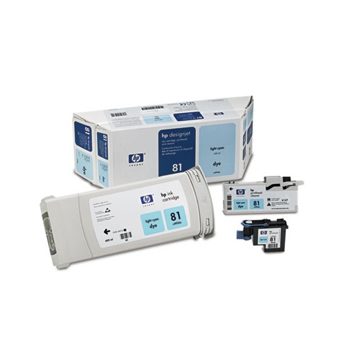 HP 打印机噴墨盒 HP C4994A-Lt Cyan (No.81)
