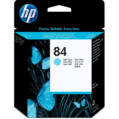 HP 打印机噴墨盒 HP C5020A-Lt Cyan (No.84)
