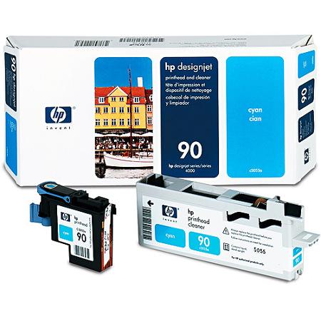 HP 打印机噴墨盒 HP C5055A-Cyan (No. 90)