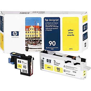 HP 打印机噴墨盒 HP C5057A-Yellow (No. 90)