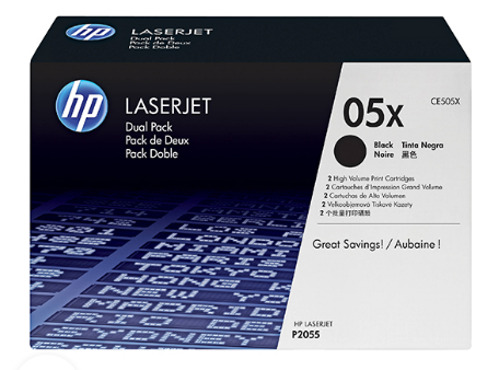 HP 鐳射打印机碳粉 HP CE505XD-Black (孖装)