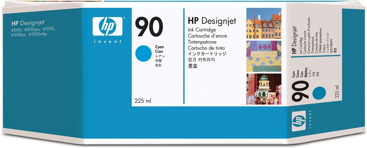 HP 打印機噴墨盒 HP C5060A-Cyan (No. 90)