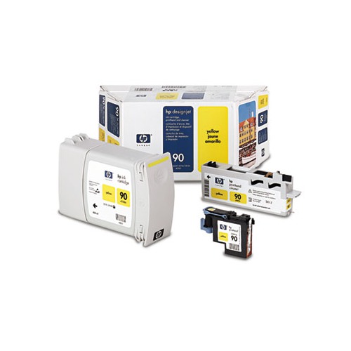 HP 打印機噴墨盒 HP C5081A-Yellow (No. 90)