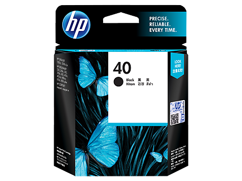HP Inkjet Cartridge 51640AA-Black (No.40A)