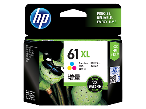 HP 打印機噴墨盒 CH564WA-Tri-Colour (No.61XL)