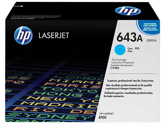 HP Laser Toner Cartridge HP Q5951A-Cyan