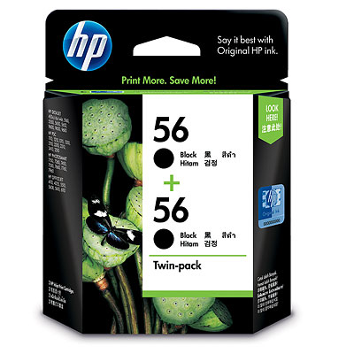 HP 打印机噴墨盒 HP CC620AA-Black (NO.56)