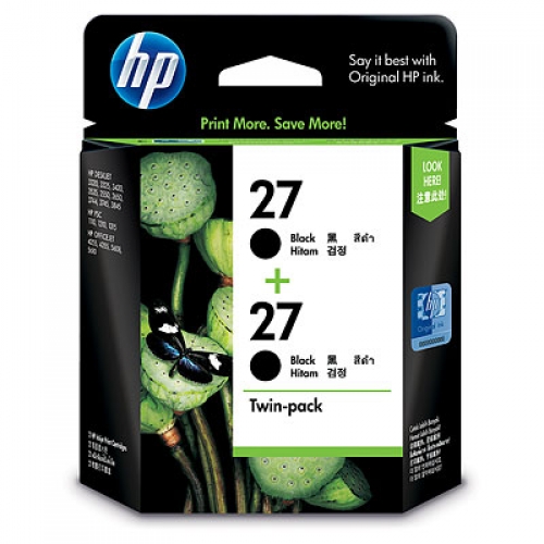 HP 打印机噴墨盒 HP CC621AA-Black (NO.27)