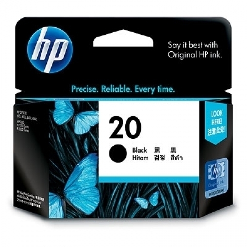 HP Inkjet Cartridge C6614DA-Black (No.20)