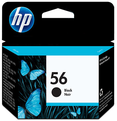 HP 打印机噴墨盒 HP C6656AA-Black (No.56)