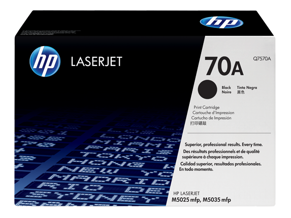HP 鐳射打印机碳粉 HP Q7570A-Black