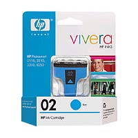 HP 打印機噴墨盒 HP C8771WA-Cyan (No.02)