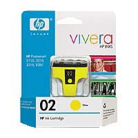 HP 打印機噴墨盒 HP C8773WA-Yellow (No.02)