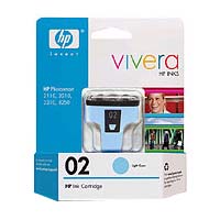 HP 打印机噴墨盒 HP C8774WA-Lt Cyan (No.02)